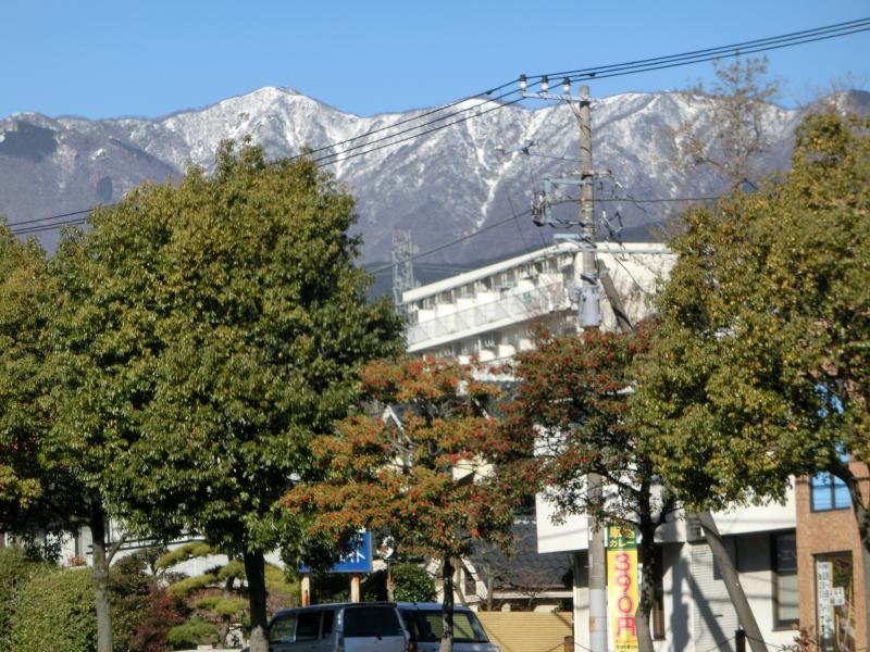 水無川からの雪の西丹沢