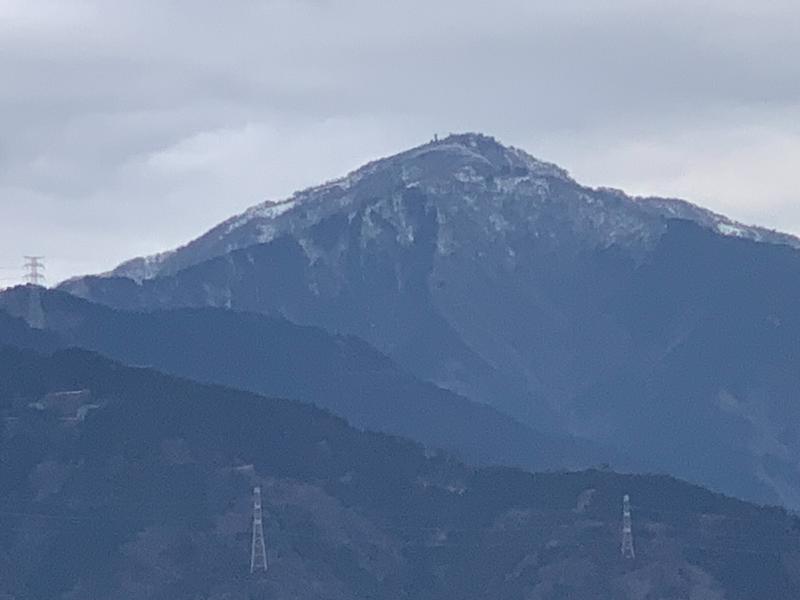丹沢の山は雪化粧