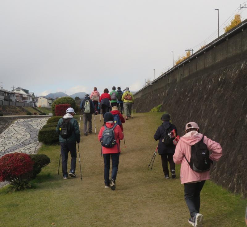 帰りのコースは少し上ります