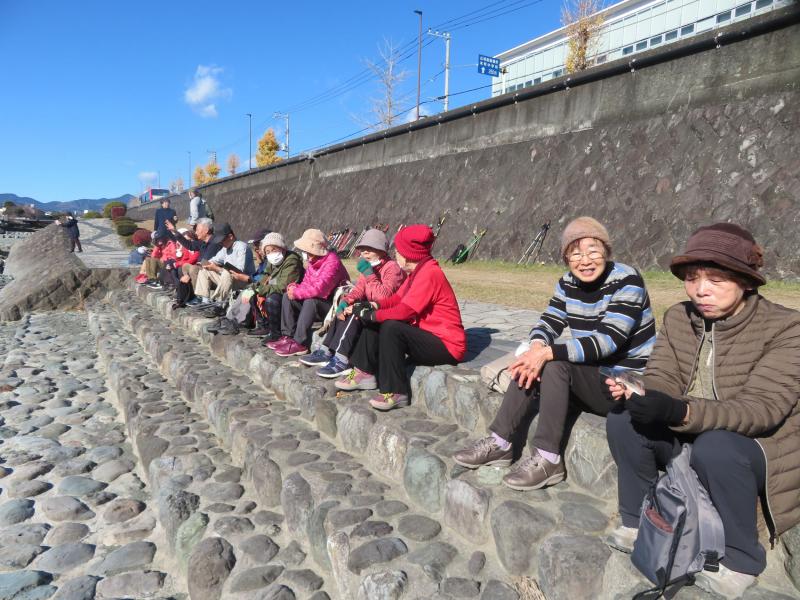 いつもの場所で休憩