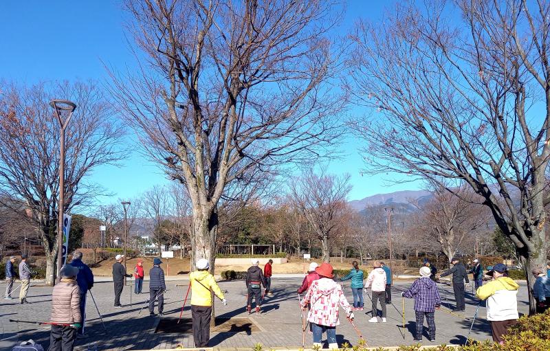 出発前に筋トレ