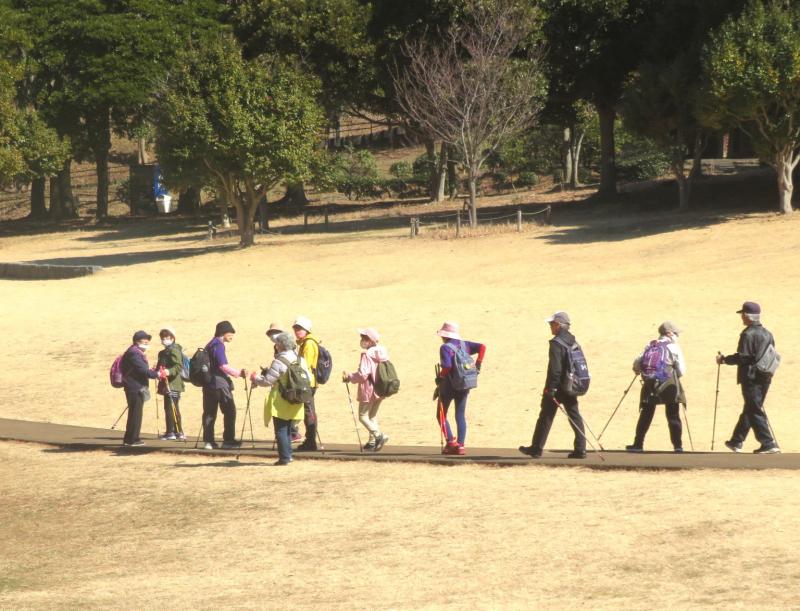公園は広々してます
