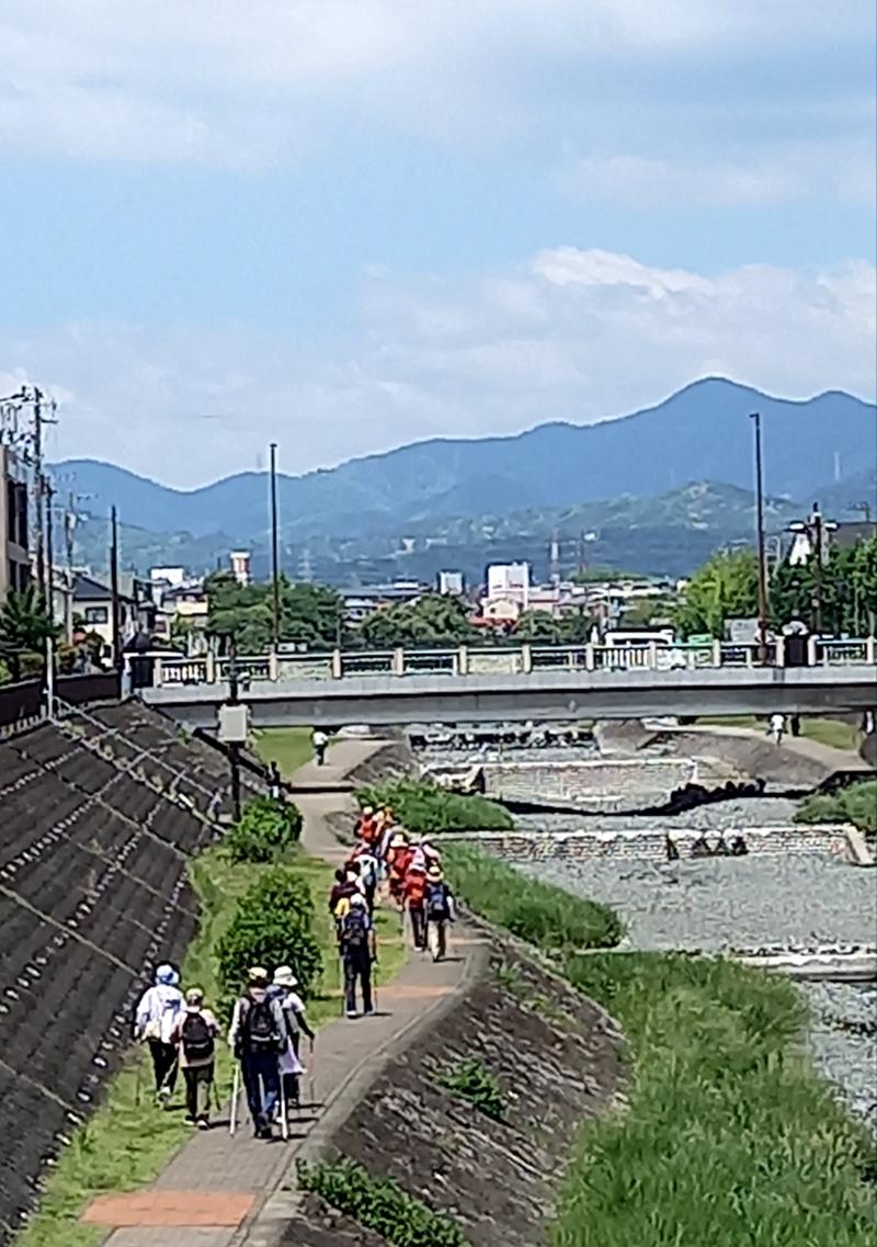 帰りは丹沢山地を見ながら