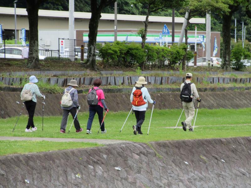 緑道は広々してます