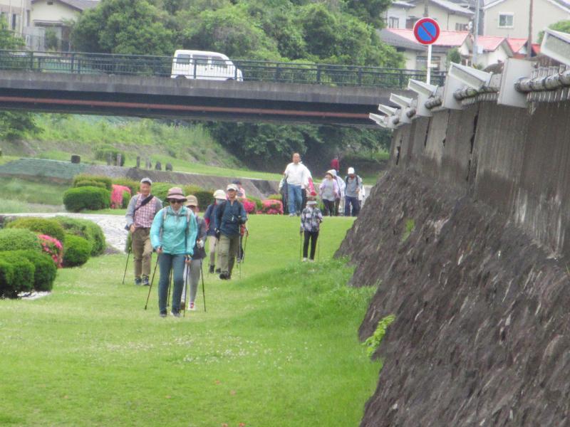 緑道をNW