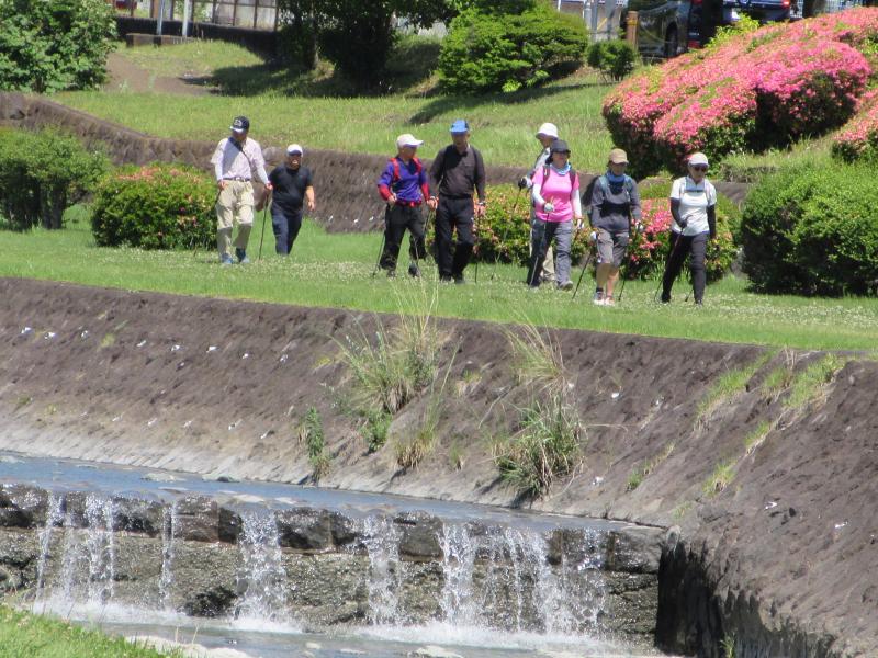 水無川の水が流れている