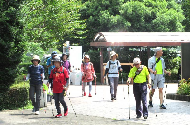 古墳公園に到着です