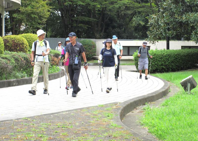 古墳公園に到着
