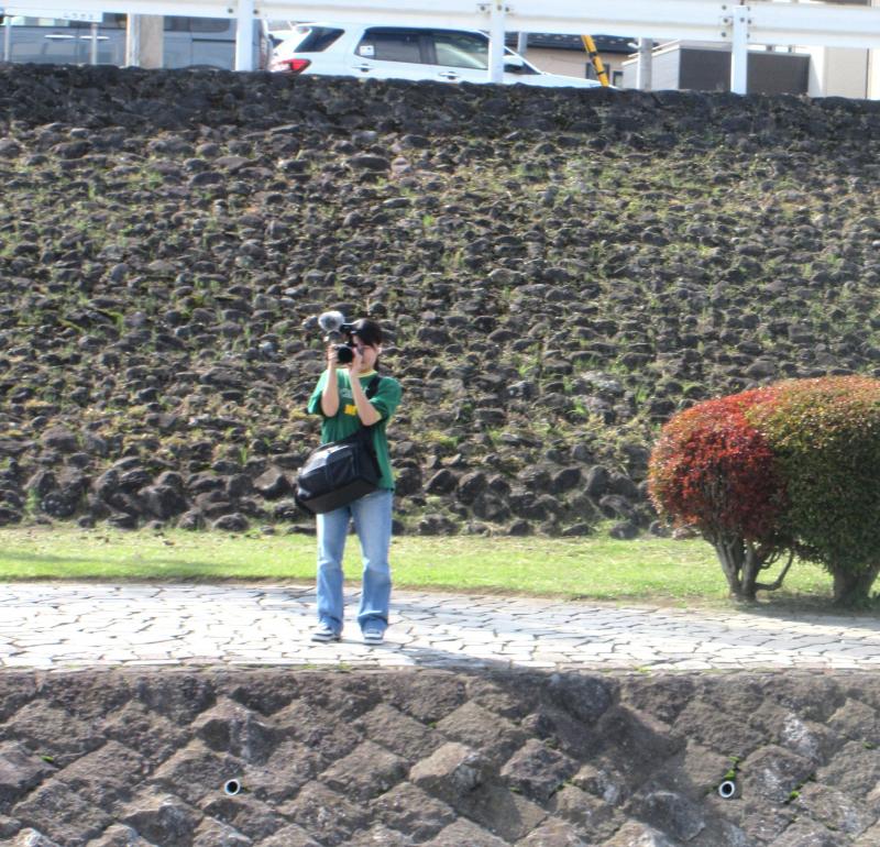 学生さんの密着取材