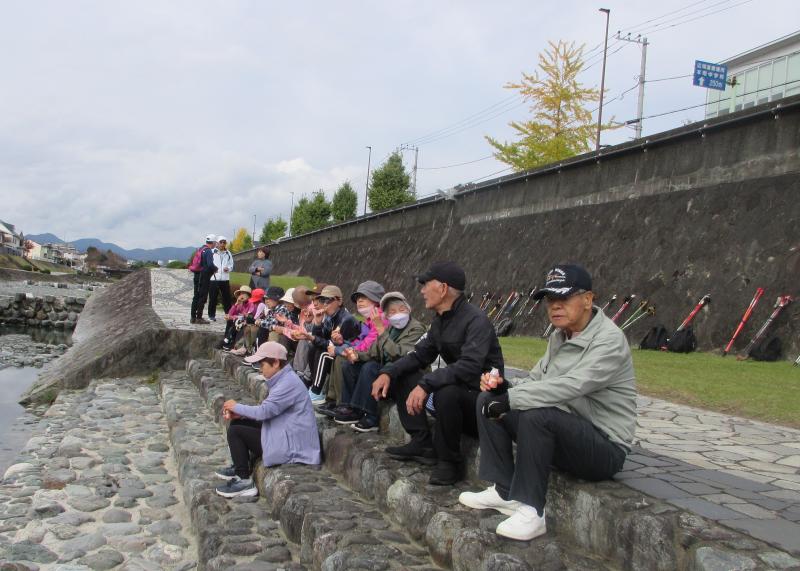 いつもの場所で休憩