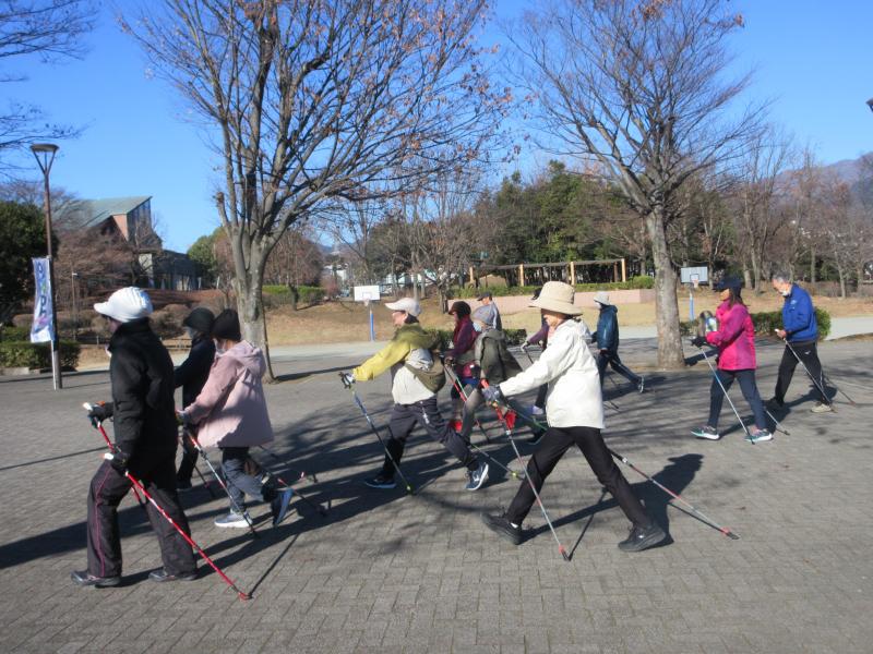 歩幅を広く良いですね