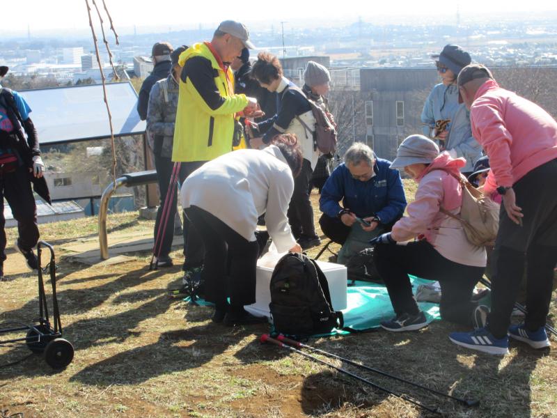 おやつは景色を見ながら