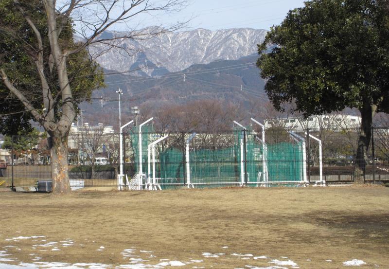 雪山がはっきり見えます