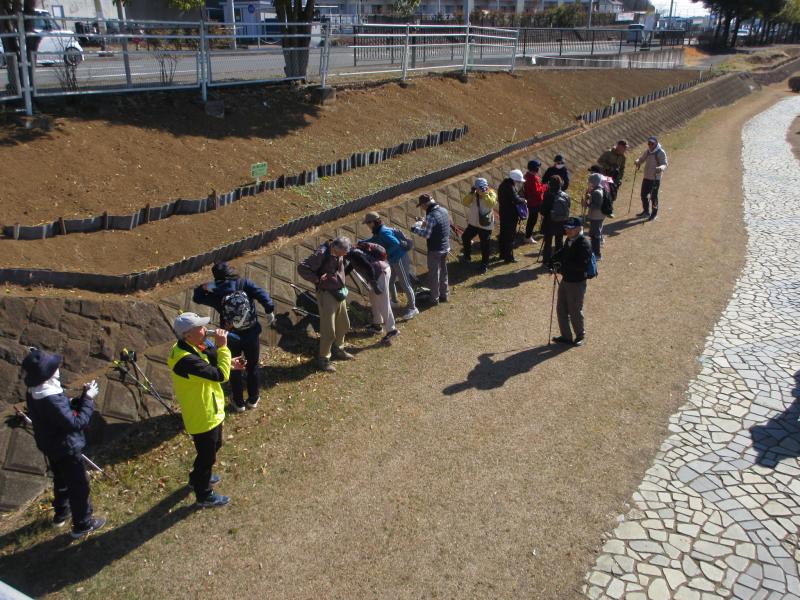 途中で水分休憩