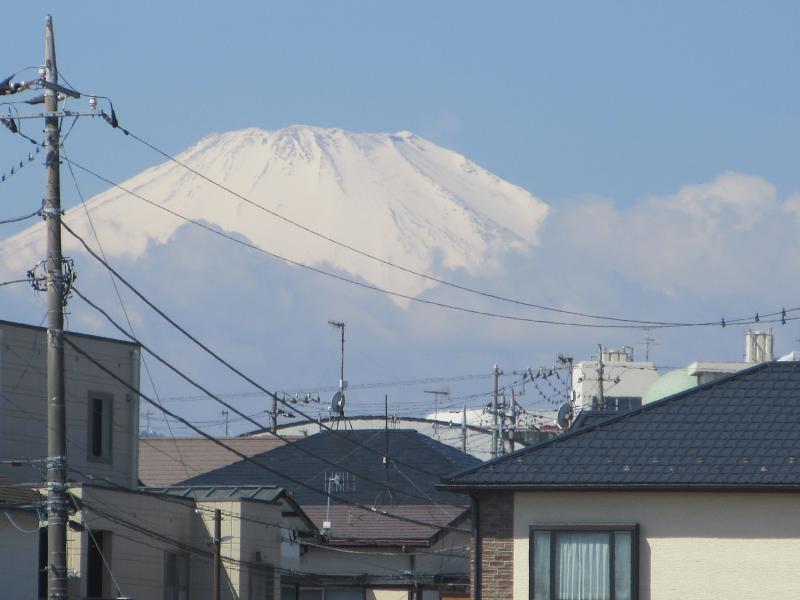旭橋から見る富士山