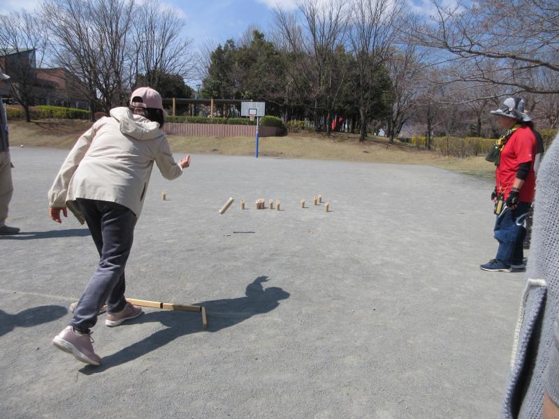 モルックで楽しみました