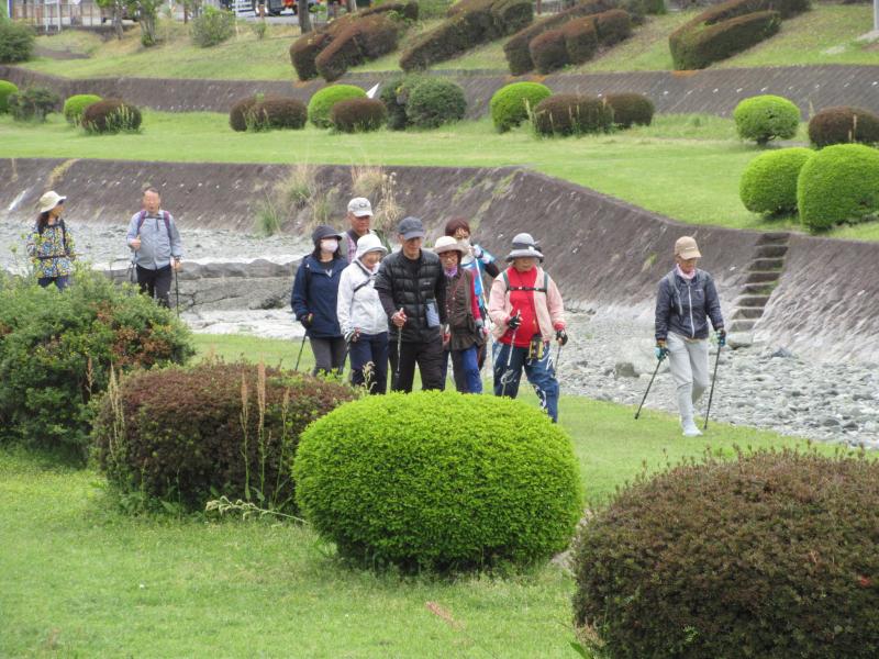 水無川の緑道です