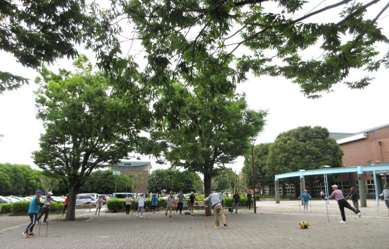 いつもの通り準備体操
