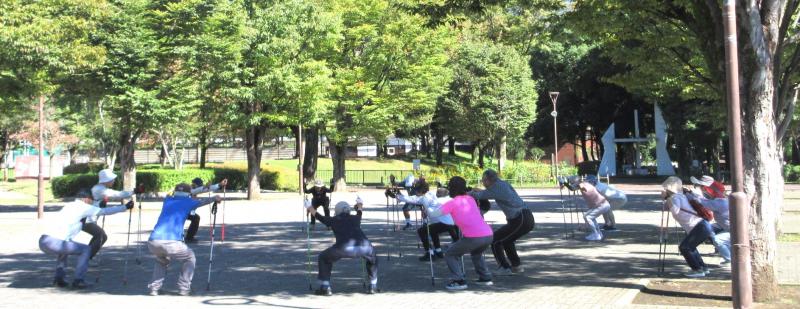 出発前で筋トレスクワット
