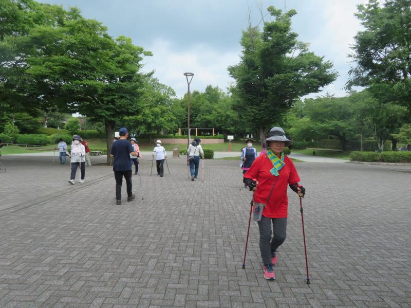 PWの基本歩行です