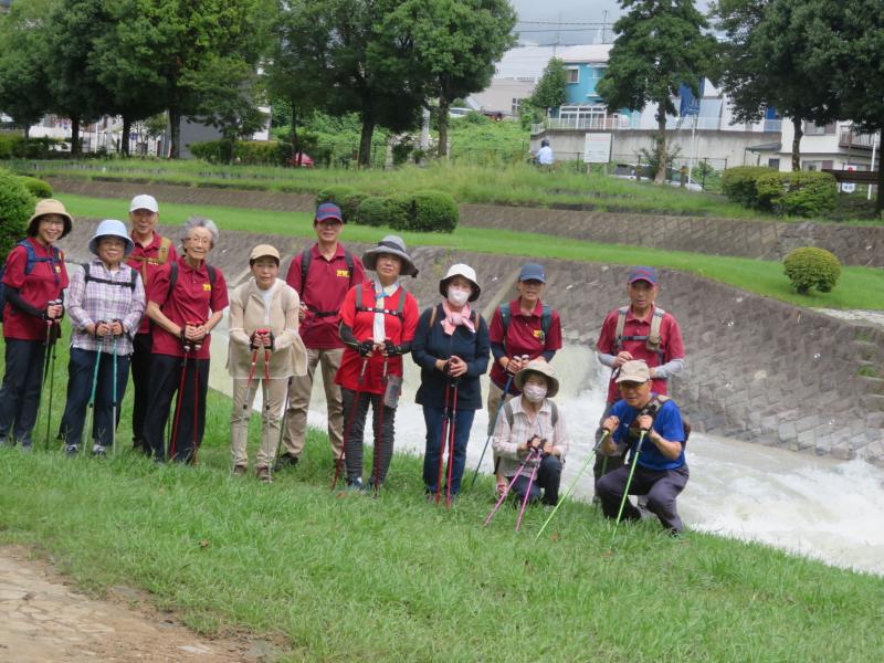 水無川の水量に驚き！