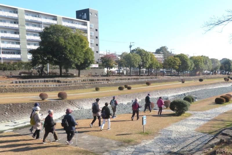 水無川緑道は広いです