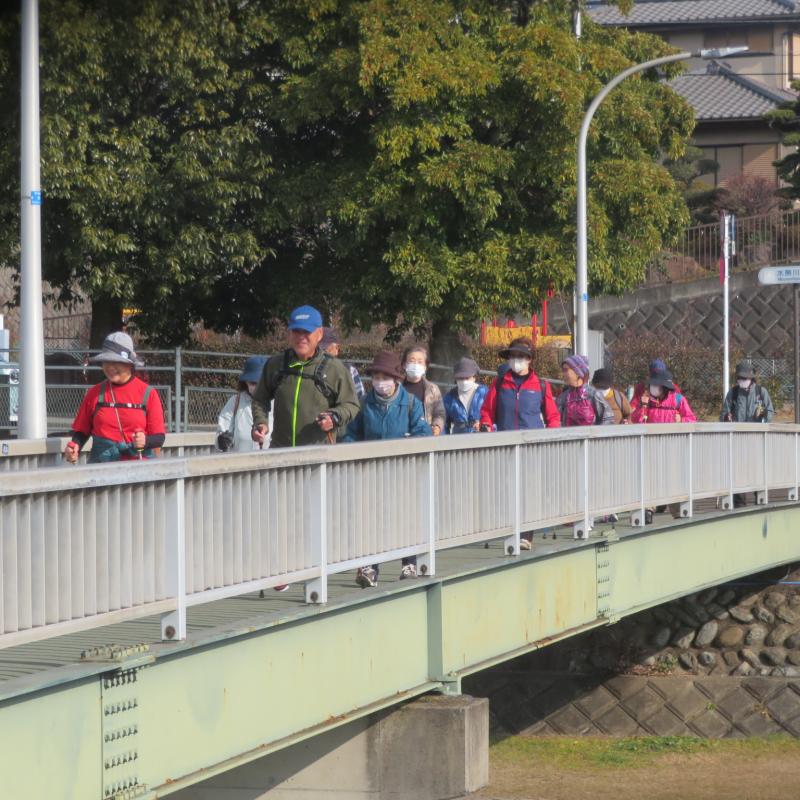 うさぎさんは左岸から右岸に