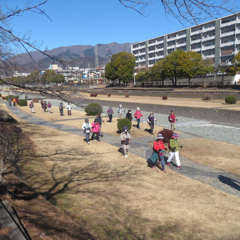 左岸から右岸に来ています