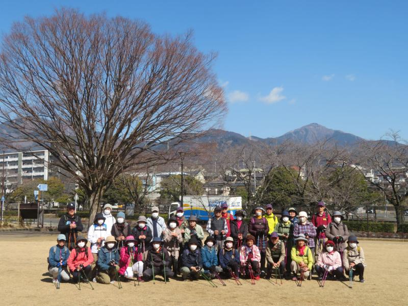 今年は雪がない大山