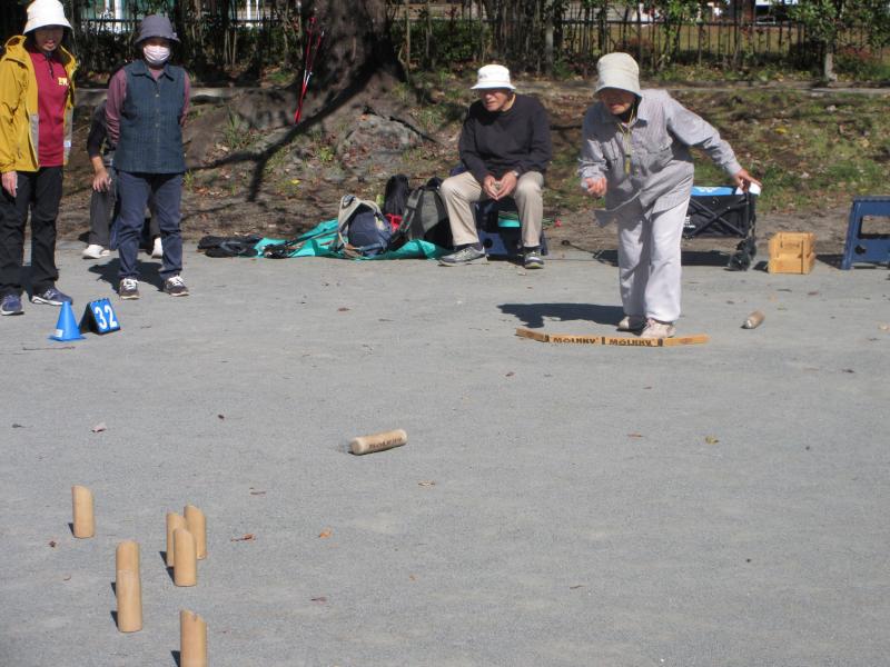 モルック。フォーム良いですね