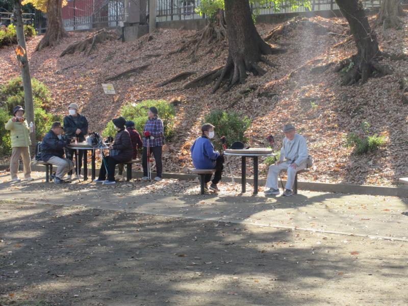 ピクニック広場で休憩