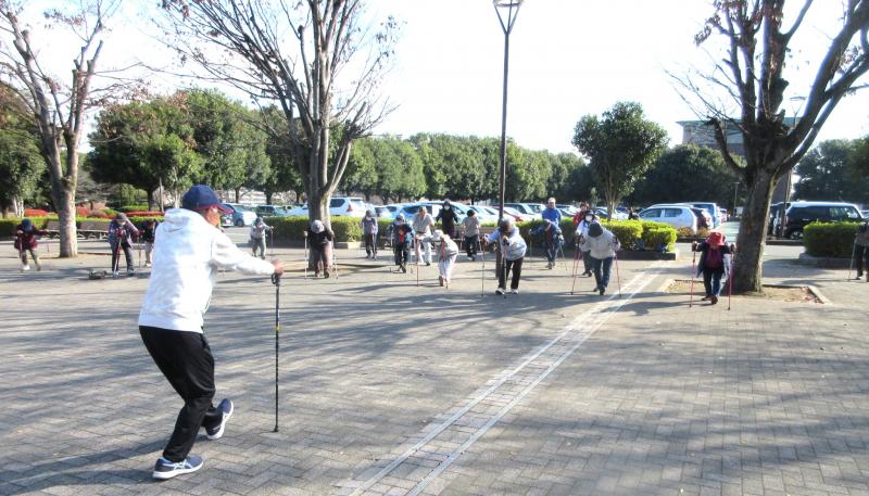 クールダウンです。お疲れ様