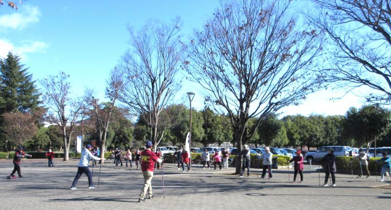 クールダウンです。お疲れ様