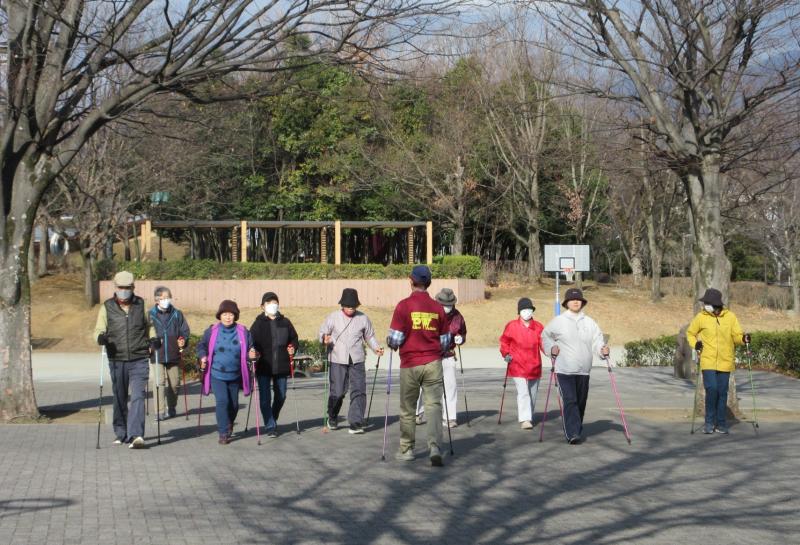 一列にそろってスタートです