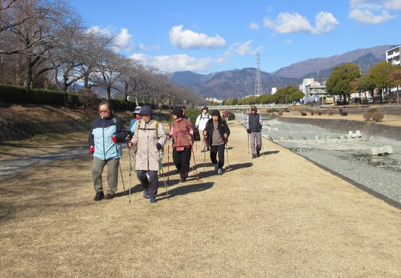 緑道は広々してます