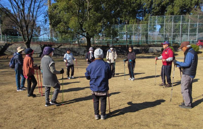 コーチが中心にレクレーション