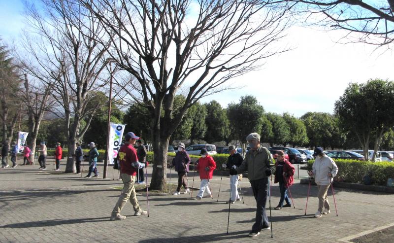 コーチが前で声掛けします