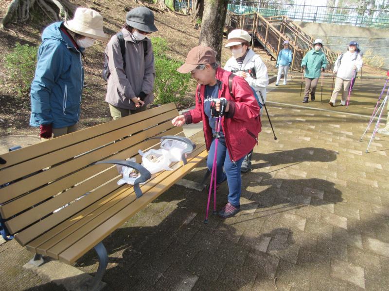 いつもの場所でおやつタイム