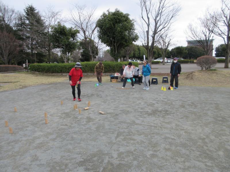 モルックで楽しみました